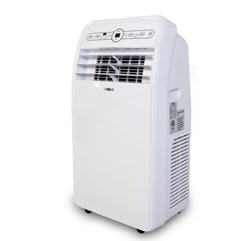 12000(ASHRAE) BTU Portable Air Conditioner for 400 Square Feet with Heater and Remote Included