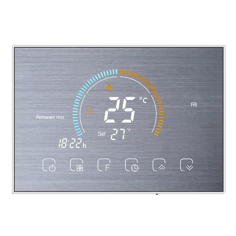 TUYA Wi-Fi Smart Large Colorful Screen Room Programmable Air Thermostat WIFI for Switch Heating Cooler Bridge Voice Alexa