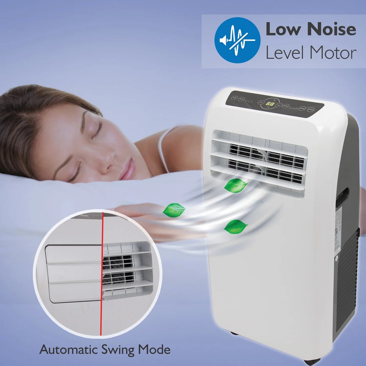 SLACHT108 Portable Room Air Conditioner and Heater (10,000 BTU)