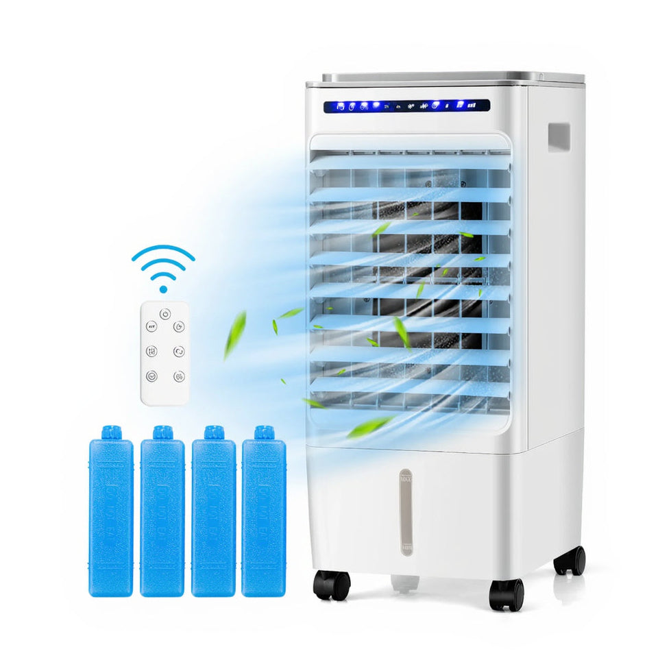 3-In-1 Evaporative Air Cooler Portable Air Cooling Fan W/ Fan & Humidifier