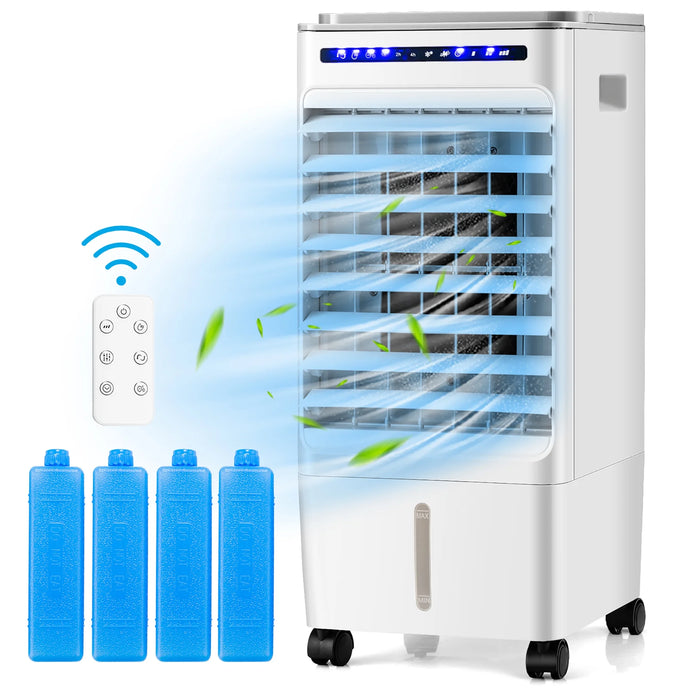 3-In-1 Evaporative Air Cooler Portable Air Cooling Fan W/ Fan & Humidifier