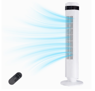 Two-Room Dry-Heat Cooling Kit – Evaporative Air Cooler + Bladeless Tower Fan
