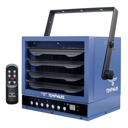 240V 5000W Electric Garage Heater with 3 Speed Overheat Protection for 592 Sq Ft