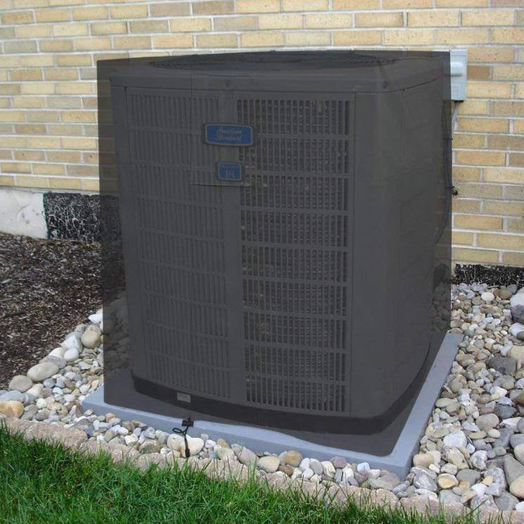 Black Air Condition Weatherproof Heavy-Duty Protector Cover