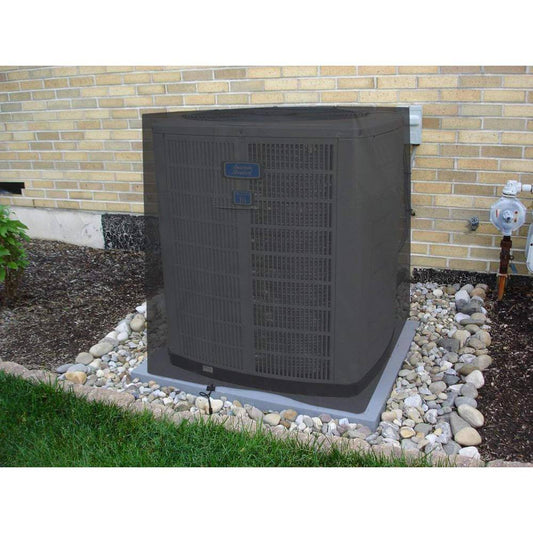 Black Air Condition Weatherproof Heavy-Duty Protector Cover