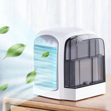 Load image into Gallery viewer, Water-Cooled Air Conditioner Air Cooling Machine Humidifier Mini Air Conditioner 380Ml Tank Portable Air Chiller for Home Office
