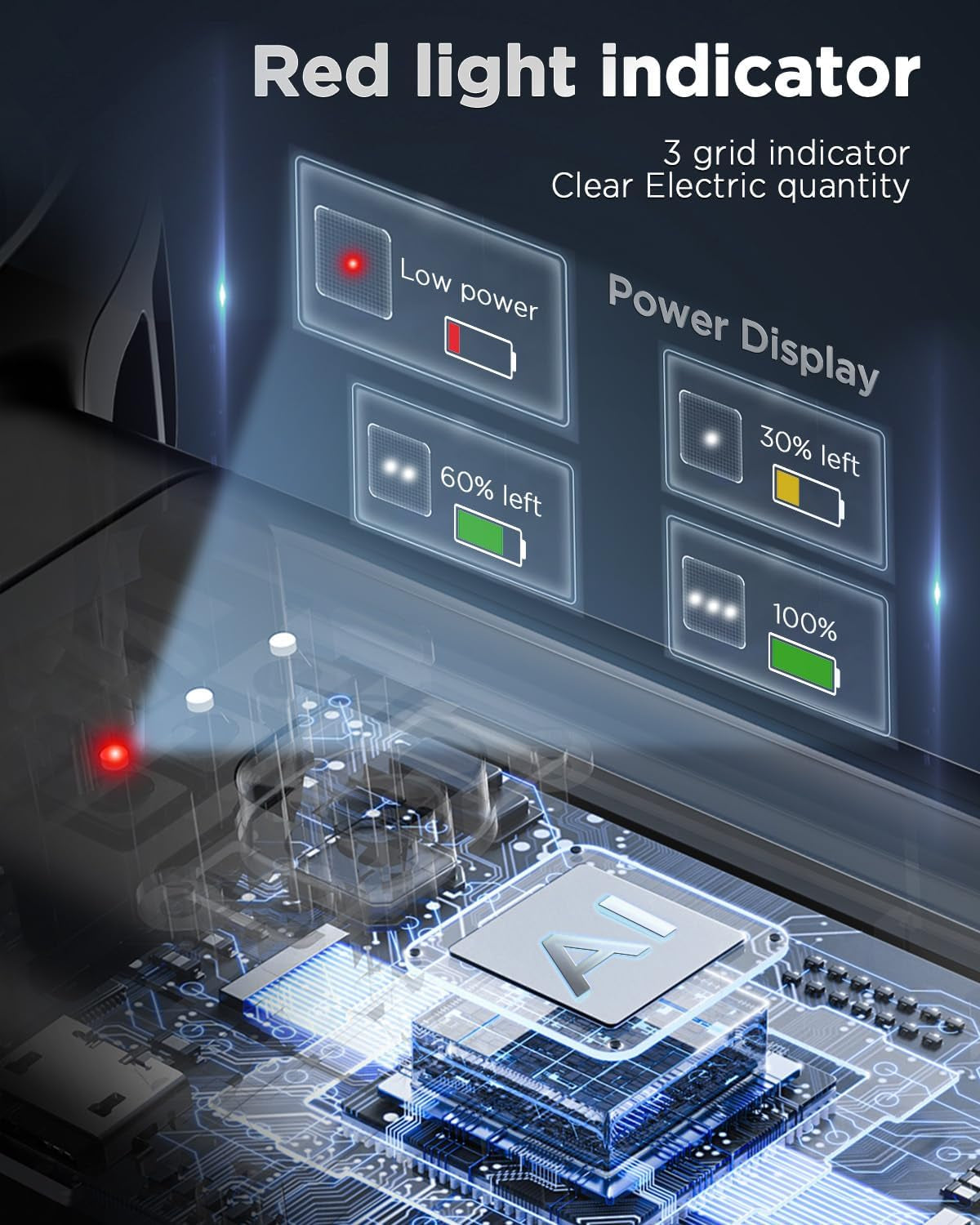 Portable Personal Fan - Silent Powerful Fan with 4 Speeds, USB-C Rechargeable Battery,Ultra Quiet Washable Guard, Foldable,Portable Cooling for Travel Outdoor (Ideal Gift for Men, Women)